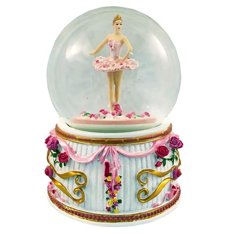 ballerina musical snow globe|classic snow globes with ballerina.